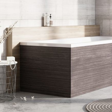 Leached Oak End Bath Panel 800mm
