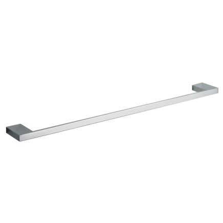 Cubic Chrome Single Towel Bar 600mm
