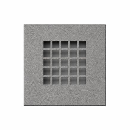 Peoria Grey Shower Tray Grate Waste Cover