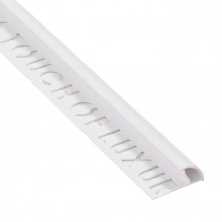 Tileasy Round 10mm PVC Tile Trim White