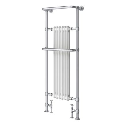 Hive White and Chrome Heated Towel Rail 1500x583mm