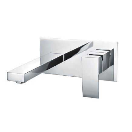 Nyland Chrome Wall Mounted Basin Mixer Tap