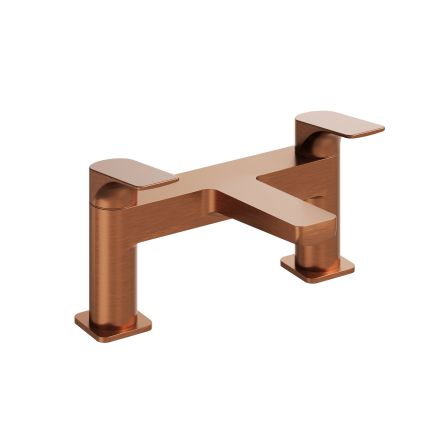 Riven Brushed Bronze Bath Filler Tap