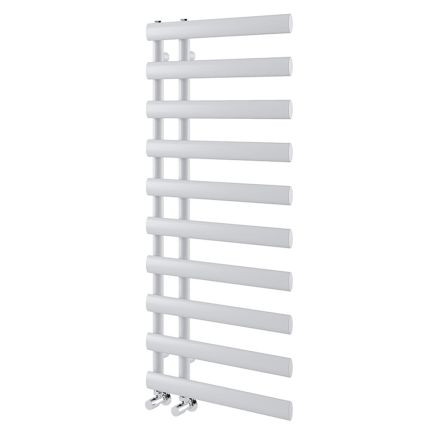 Dunwell White Designer Heated Towel Rail - 1140x500mm