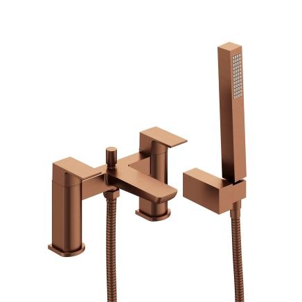Zena Brushed Bronze Bath Filler Tap