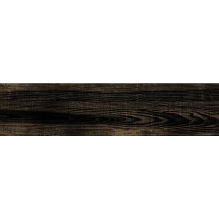 Myst Nightfall Gloss Wood Effect Porcelain Tile 235x980mm
