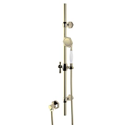 Adonis Slide Rail Kit with Wall Outlet - English Gold