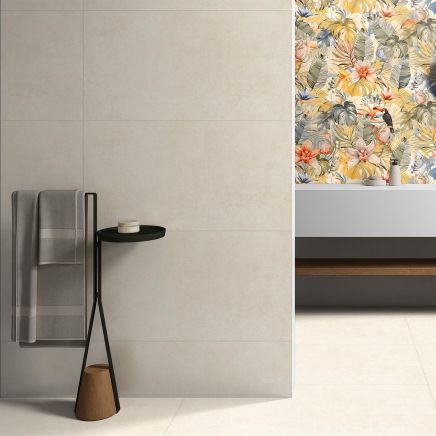 Bonito Base Beige Matt Porcelain Tile - 1200x600mm