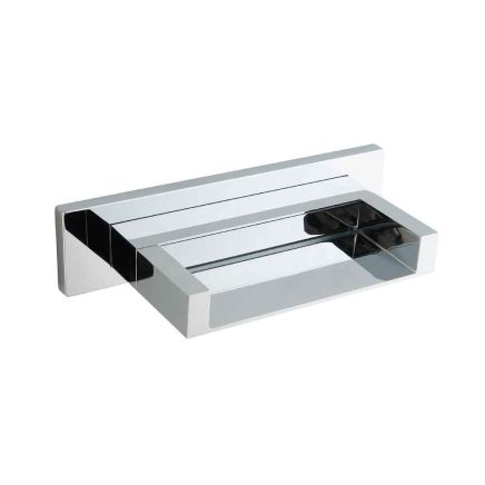 Akron Chrome Wall Mounted Waterfall Bath Spout