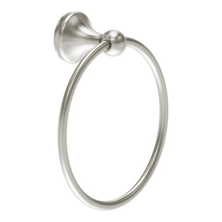 Warwick Brushed Nickel Traditional Round Towel Ring