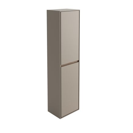 Newbury French Grey Wall Mounted Tall Storage Cabinet