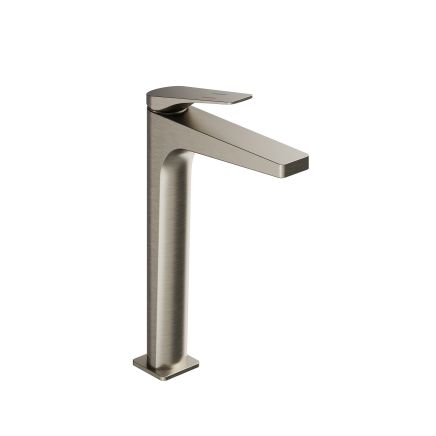 Riven Brushed Nickel Tall Basin Mono Tap