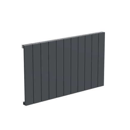 Tesoro Anthracite Single Linear Aluminium Radiator 600x1045mm