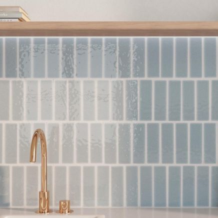 Santa Cruz Azul Base Gloss Brick Tile 200x65mm