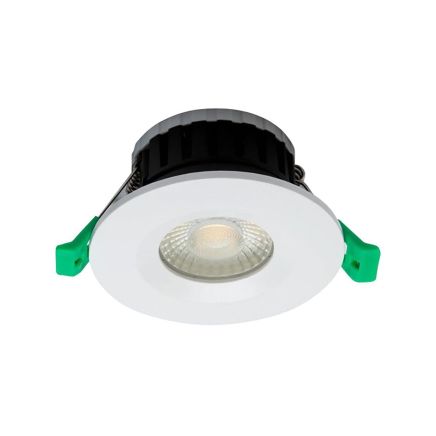 Vega White IP65 Fire-Rated Fixed LED Downlight