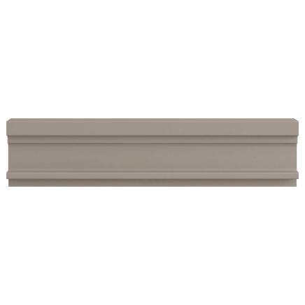 Braxton Sombra Taupe Matt Ceramic Border Tile - 75x300mm