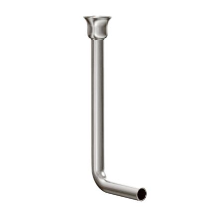 Brushed Nickel Low Level Toilet Pipe Pack