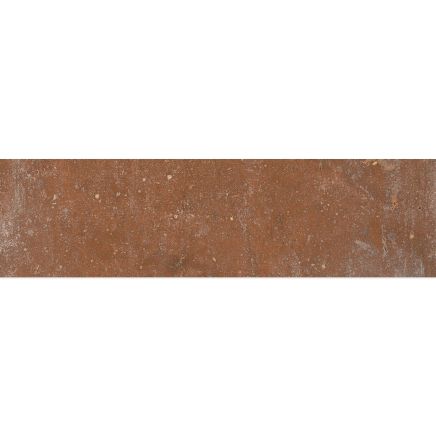 Terraza Red Terracotta Matt Porcelain Brick Tile - 280x70mm