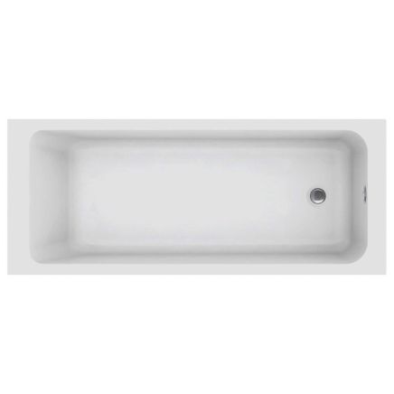 Aero Reinforced Acrylic Single Ended Bath 1800x800mm
