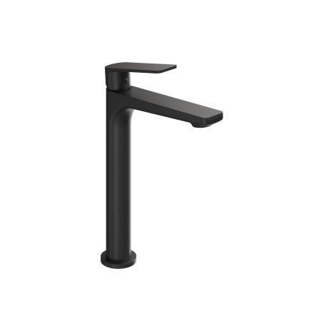 Sora Matt Black Tall Basin Mono Tap