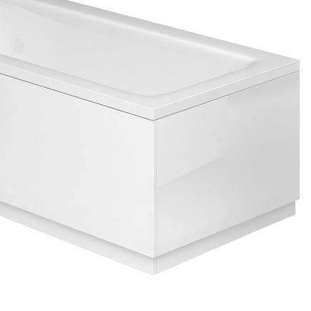 Nante Gloss White End Bath Panel 800mm