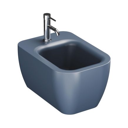 Micheli Matt Navy Wall Hung Bidet