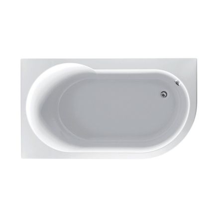 Donello Compact Left Hand Standard Acrylic Shower Bath 1550x900mm