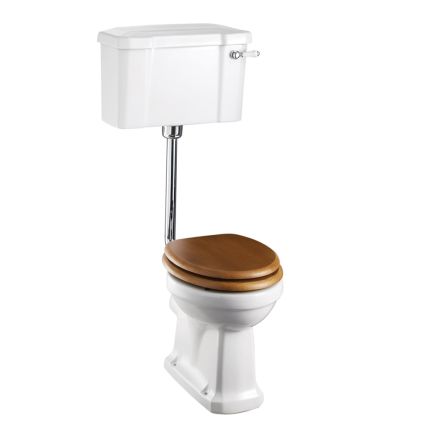Burlington Traditional Low Level Toilet with Ceramic Lever