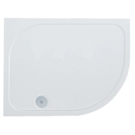 Low Profile Right Hand Offset Quadrant Shower Tray 900x760mm