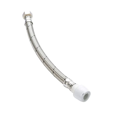 Hep2O Keyless Push-Fit Flexi Tap Connector 15x300mm (Pack of 2) - KL125A-15