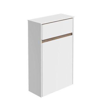 Newbury Matt White and Sawn Oak WC Unit