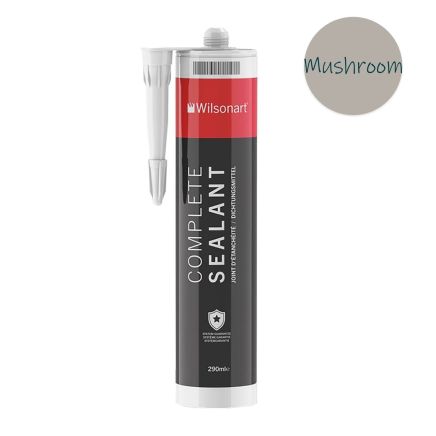 Vero Shower Wall Panel Mushroom Colour Match Silicone Sealant