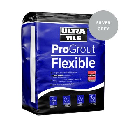 ProGrout Flexible Silver Grey Grout 3kg