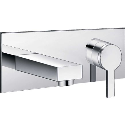 Samu Chrome Wall Mounted Basin Mixer Tap