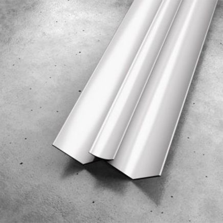 Nuova White Shower Wall Panel Internal Corner 11.5mm