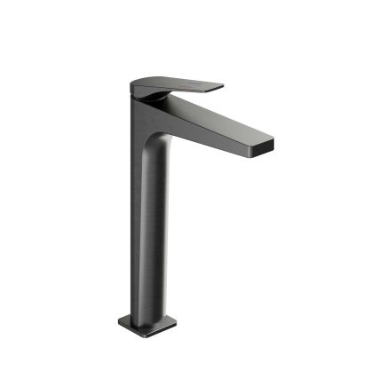 Riven Gunmetal Tall Basin Mono Tap 211214 roomset