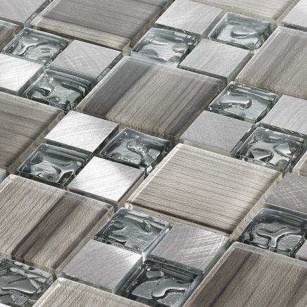 Mensa Grey Modular Mix Mosaic 300x300mm