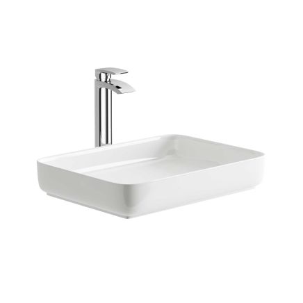 Tadley White Countertop Resin Basin