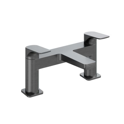 Riven Gunmetal Bath Filler Tap