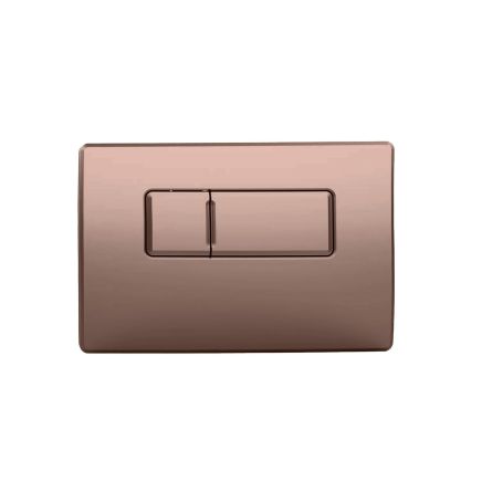 Flush Plate for 820mm Wall Hung Frame and Cistern - Brushed Bronze