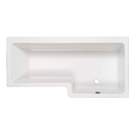 Carron Quantum Right Handed Carronite Shower Bath 1500x700mm
