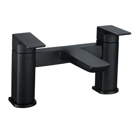 Zena Matt Black Bath Filler Tap