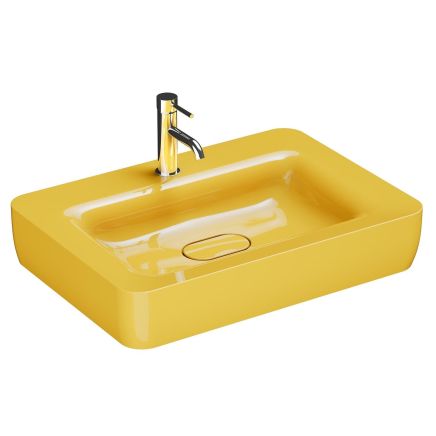 700mm Yellow Wall Hung Basin