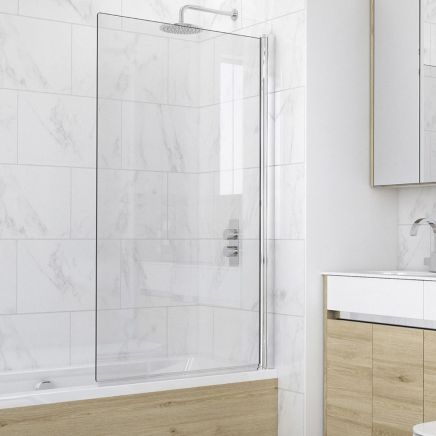 Kudos Inspire 8mm Single Panel Bath Screen 1500x850mm