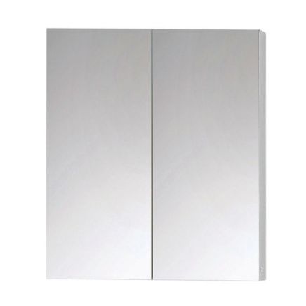 Neon Double Door Bathroom Mirrored Wall Cabinet