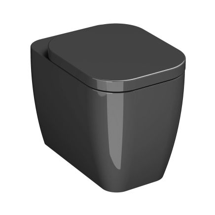 Micheli Grafite Rimless Back to Wall Toilet & Soft Close Seat