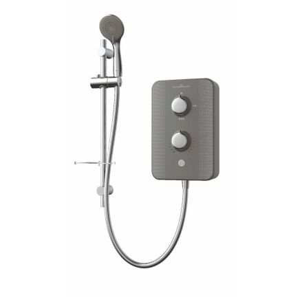 Aqualisa Gainsborough Titanium Grey Slim Duo Electric Shower 8.5kW