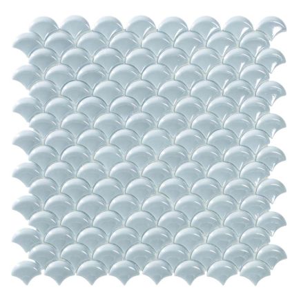 Turbot Turquoise Gloss Mosaic 317x324mm