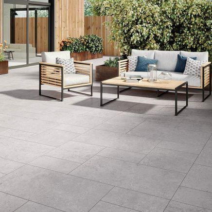 Oraki Grey Matt Porcelain Tile 600x1200mm