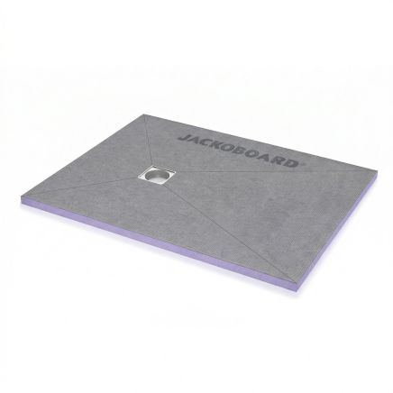 Jackoboard Aqua Flat Offset Drain Wetroom Tray 1500x800mm